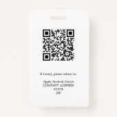 Personalisierte Foto-ID und Logo-Pressepass Ausweis (Rückseite)