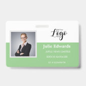 Personalisierte Foto-ID und Logo-Sicherheitskarte Ausweis (Vorderseite)