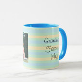 Personalisierte Foto-Kaffee-Tasse für Großmutter Tasse (VorderseiteRechts)