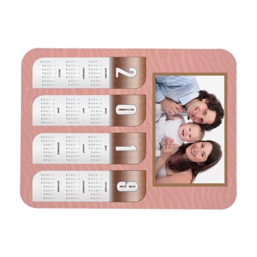 personalisierte Foto-Kalender 2019 Magnet (Horizontal)