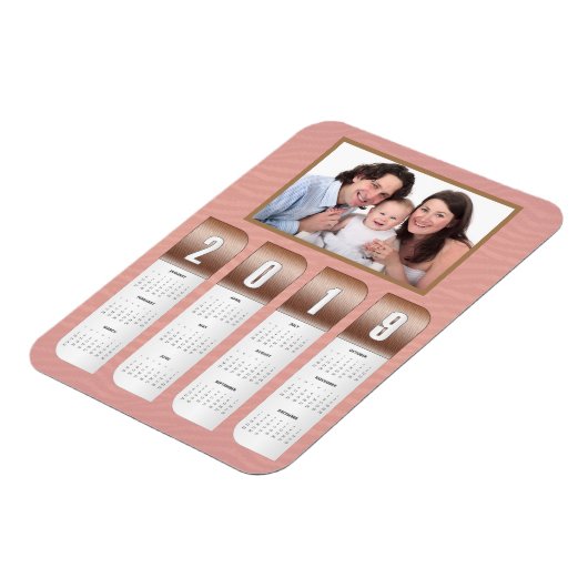 personalisierte Foto-Kalender 2019 Magnet (Linke Seite)