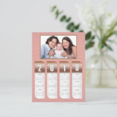 personalisierte Foto-Kalender 2019 Postkarte (Stehend Vorderseite)