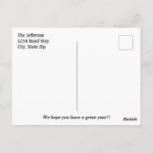 personalisierte Foto-Kalender 2019 Postkarte (Rückseite)