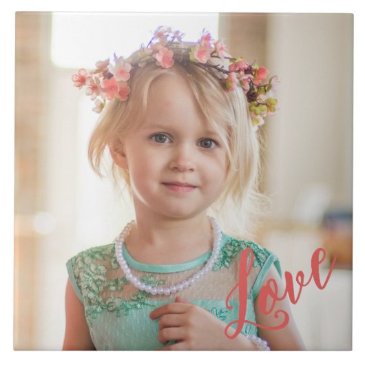 Personalisierte Foto Keramik Tile Fliese (Vorderseite)