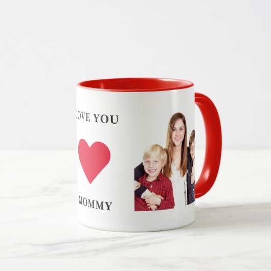 Personalisierte Foto-Liebe für benutzerdefinierte Tasse (VorderseiteRechts)