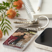 Personalisierte Foto-Liebe Schlüsselanhänger (Vorderseite rechts)