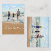 Personalisierte Foto-Note-Karte mit benutzerdefini Mitteilungskarte (Vorne/Hinten)