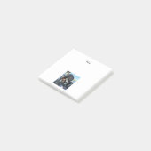 PERSONALISIERTE FOTO-Notizen Post-it Klebezettel (angewinkelt)