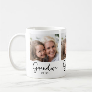 Personalisierte Foto-Oma-Gründungsjahr Kaffeetasse