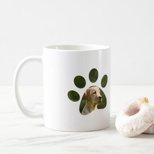 Personalisierte Foto-Paste Kaffeetasse (Mit Donut)