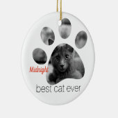 Personalisierte Foto-Paste Keramik Ornament (Rechts)