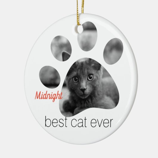 Personalisierte Foto-Paste Keramik Ornament (Links)