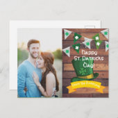 Personalisierte Foto-Postkarten | St. Patricks Day Postkarte (Vorne/Hinten)