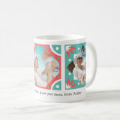 Personalisierte Foto-Rahmen-Collage der Kaffeetasse (VorderseiteRechts)