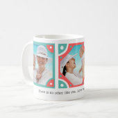 Personalisierte Foto-Rahmen-Collage der Kaffeetasse (Vorderseite Links)