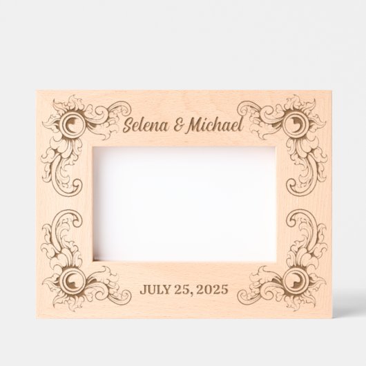 Personalisierte Foto-Rahmen Geätzte Rahmen (Vorderseite)