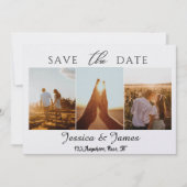 Personalisierte Foto-Save-the-Date-Karten zum indi Save The Date (Vorderseite)
