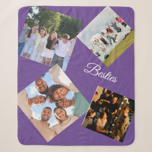 Personalisierte Foto-Sherpa-Decke für beste Freund Sherpadecke