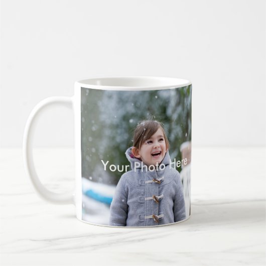 Personalisierte Foto-Tasse Kaffeetasse (Links)