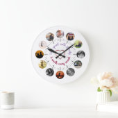 Personalisierte Foto-Uhr mit Angebot Große Wanduhr (Zuhause)