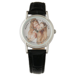 Personalisierte Foto-Uhr mit benutzerdefinierter M Armbanduhr
