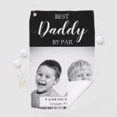 Personalisierte Foto- und Message-Golf-Kopfabdecku Golfhandtuch (Insitu)