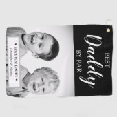 Personalisierte Foto- und Message-Golf-Kopfabdecku Golfhandtuch (Horizontal)