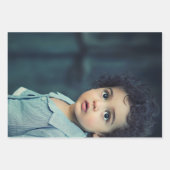 Personalisierte Foto- und Text-3-Papierwerbung Geschenkpapier Set (Vorderseite 3)