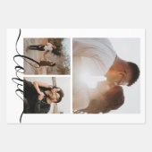 Personalisierte Foto- und Text-3-Papierwerbung Geschenkpapier Set (Vorderseite)