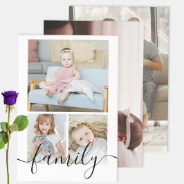 Personalisierte Foto- und Text-3-Papierwerbung Geschenkpapier Set