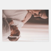 Personalisierte Foto- und Text-3-Papierwerbung Geschenkpapier Set (Vorderseite 2)