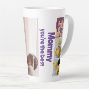 Personalisierte Foto- und Text-Fotocollage Milchtasse