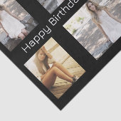 Personalisierte Foto und Text-MultiOkcasion Seidenpapier (Ausschnitt)