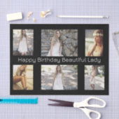 Personalisierte Foto und Text-MultiOkcasion Seidenpapier (Handwerk)