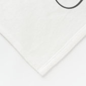 Personalisierte Foto- und Textfotografie Fleecedecke (Ecke)
