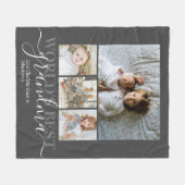 Personalisierte Foto- und Textfotografie Fleecedecke (Vorderseite (Horizontal))