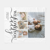 Personalisierte Foto- und Textfotografie Fleecedecke (Vorderseite (Horizontal))