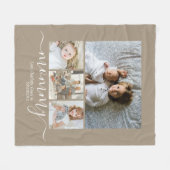 Personalisierte Foto- und Textfotografie Fleecedecke (Vorderseite (Horizontal))