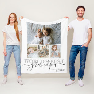 Personalisierte Foto- und Textfotografie Fleecedecke