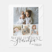 Personalisierte Foto- und Textfotografie Fleecedecke (Vorderseite)