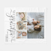 Personalisierte Foto- und Textfotografie Fleecedecke (Vorderseite (Horizontal))
