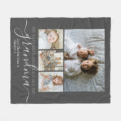 Personalisierte Foto- und Textfotografie Fleecedecke (Vorderseite (Horizontal))