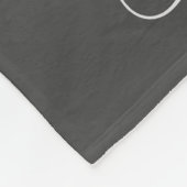 Personalisierte Foto- und Textfotografie Fleecedecke (Ecke)