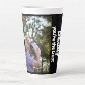 Personalisierte Foto- und Textfotografie Milchtasse (Vorderseite)