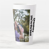 Personalisierte Foto- und Textfotografie Milchtasse (Vorderseite)