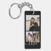 Personalisierte Foto- und Textfotografie Schlüsselanhänger (Vorderseite links)