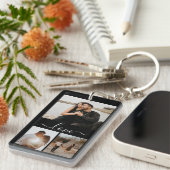 Personalisierte Foto- und Textfotografie Schlüsselanhänger (Vorderseite rechts)