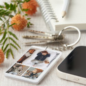 Personalisierte Foto- und Textfotografie Schlüsselanhänger (Vorderseite rechts)