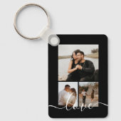 Personalisierte Foto- und Textfotografie Schlüsselanhänger (Vorderseite)