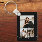 Personalisierte Foto- und Textfotografie Schlüsselanhänger (Vorderseite)